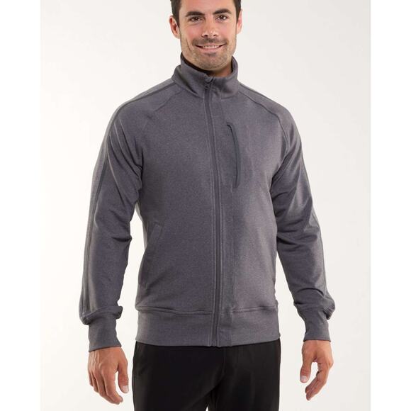 Lululemon Kung Fu Jacket II In Heathered Dark Slate - Picture 1 of 9
